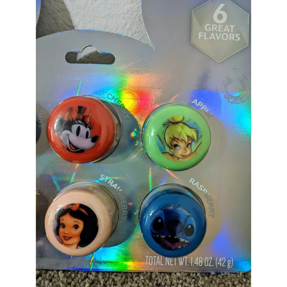 Disney 100 Macaron Lip Balms 6 Great Flavors New Mickey‎ Princesses